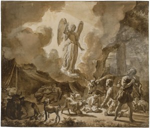 The Angel appearing to the Shepherds